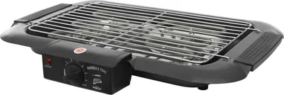 Obrázok produktu pre Elektrický stolný gril – stolný gril – 2000 W – 220 V – 6-stupňová regulácia teploty – miska na zachytávanie vody – čierny