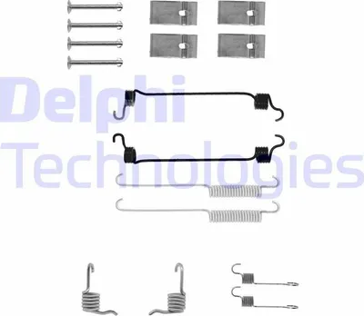 Produktbild von DELPHI Zubehörsatz Bremsbacken LY1120 Hinten für FORD ORION III (GAL)