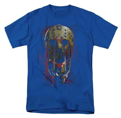 Imagen del producto de Camiseta "Freddy vs. Jason" para hombre/mujer, diseño uni, modelo TV38693 (talla M), color azul rey