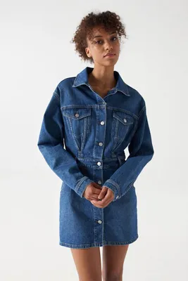 Produktbild von Salsa Jeans 21007206 Kurzes Kleid Blau L Frau Blau L