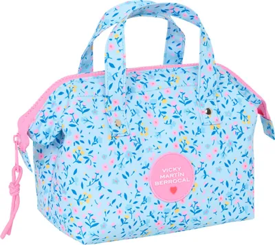 Image de Sac de toilette de voyage Vicky Martín Berrocal Paraíso Rosa Bleu clair 26.5 x 17.5 x 12.5 cm