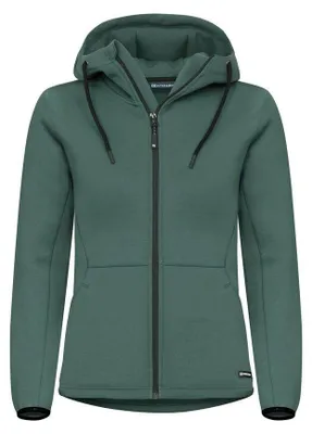 Imagen del producto de Cutter & Buck - Sudadera con cremallera frontal "Pemberton" para mujer, modelo ET158 (Talla M), color verde musgo
