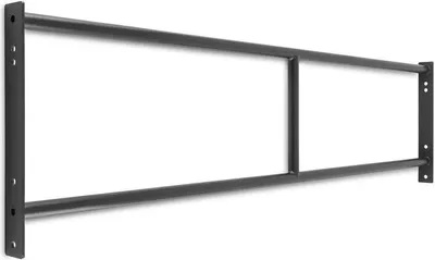 Produktbild von CAPITAL SPORTS Dominate Edition Double Bar Doppel-Klimmzugstange Pull-Up Bar Power Rack Montage Erweiterung (168 cm, 2 Griffmöglichkeiten, inkl. Montagematerial , Metall) Schwarz