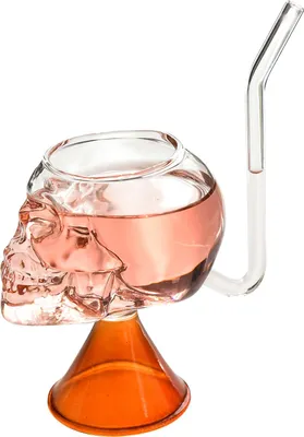 Obrázek produktu pro Skull Vampire Glass High Borosilicate Skull Glass Halloween Kitchen Decoration Cup for Fragrant Tea Red Wine
