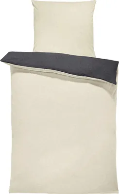 Produktbild von Winter Wendebettwäsche Doubleface Unifarben kuschelig warm weich Thermo Fleece