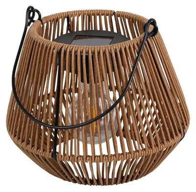 Produktbild von Countryfield Solar Gartenlampe Onora braun 13x20x16cm LED Außenbereich
