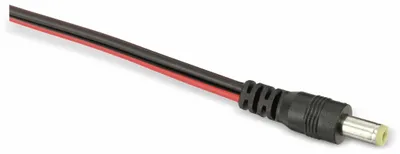 Obrázok produktu pre 2 duté zástrčky DC 5,5 mm x 2,1 mm s 30 cm káblom