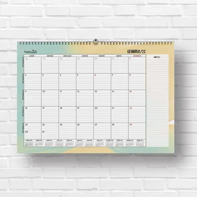 Bureaukalender 2023, 32 x 47 cm, 16 Monate, September 2022 bis Dezember 2023