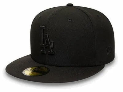 Image de Casquette MLB Los Angeles Dodgers New Era Basic 59fifty Noir Logo