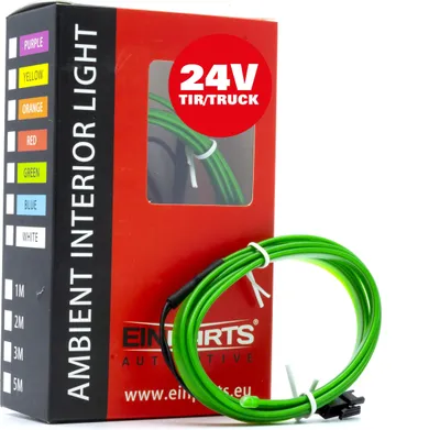 Produktbild von EINPARTS Innenraumleuchte EPAL1M GREEN 24V 2mm 1m