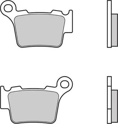 Image de Brembo 07bb27tt Plaquettes de frein organiques Transparent Transparent One Size