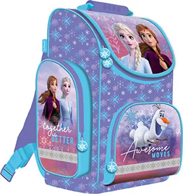Produktbild von Set 8er Schulranzen Ranzen Tornister Federmappe Turnbeutel Brotdose Trinkflasche Schürze Stiftetasche Aufgabenheft für die Grundschule Frozen Eiskönigin Motiv