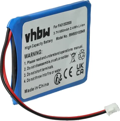 Produktbild von vhbw Akku kompatibel mit Aastra 660177/R1C, 660177 schnurlos Festnetz Telefon (650 mAh, 3,7 V, Li-Ion)