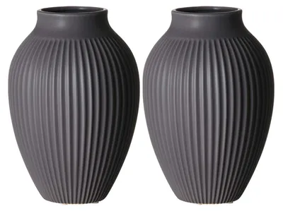 Produktbild von Ritzenhoff & Breker Alsta Vase 23 cm 2er Set - Grau