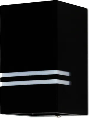 Produktbild von Außenwandleuchte GU10 Eingang Außenlampe IP44 Wandlampe max 11W Außenwandlampe KAZAMI.A schwarz