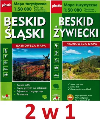 Zdjęcie produktu dla Beskid Śląski i Żywiecki 1:50 000