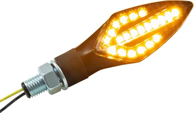Produktbild von LED-Blinker TRIDENT sequenziell schwarz getöntes Glas E-
