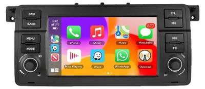 Zdjęcie produktu dla Samochodowy odtwarzacz multimedialny, wyświetlacz dotykowy, wysoka wydajność, kompatybilny z modelem BMW 3 E46, 4, 64G, AHD