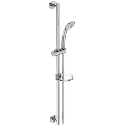 Zdjęcie produktu dla Ideal Standard Idealrain - Zestaw prysznicowy 80, 1 strumień, drążek i wąż, chrom B9502AA