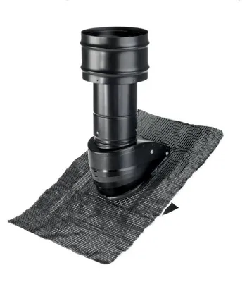 Produktbild von Zehnder Dachhaube 200 Steildach schwarz 6 - 60 Grad
