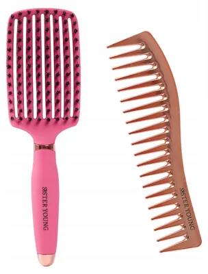 Produktbild von Sister Young Haarpflegeset Wildschweinborsten Bürste & Kamm