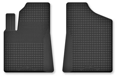 Image de Tapis avant en caoutchouc pour Peugeot 2008 II 2019- (hayon) – 2 pièces, noirs, semi-universel, adapté