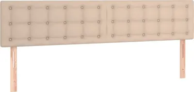 Produktbild von vidaXL Kopfteile Cappuccino-Braun 200x5x78/88 cm Kunstleder