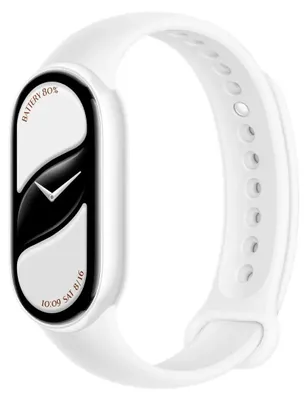 Produktbild von Smart Band 10 Ceramic Edition (weiß, Fluorkautschuk Armband in Pearl White)