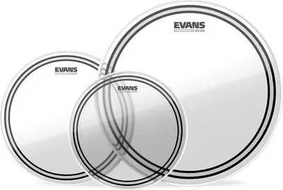 Produktbild von Evans EC2SCLR-F 10-12-14 Clear Tom Pack mit Damper Pads