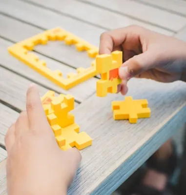 Zdjęcie produktu dla Iuvi Games Happy Cube Original: 6 Kostek, Układanka 3D Dla Dzieci 5+