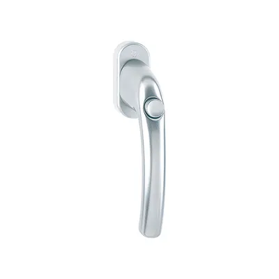Produktbild von Hoppe Tokyo Fenstergriff Druckknopf F1 Aluminium Natur, 0710SV/U26, 7 - 40 mm Vierkant