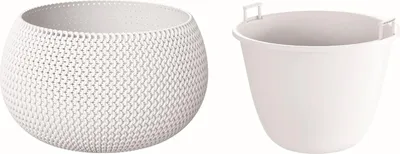 Immagine prodotto di Květináč SPLOFY BOWL s vkladem 23,9 cm - barva: bílá