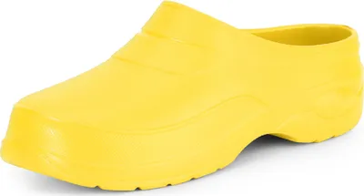 Produktbild von Ladeheid Damen und Herren leichte Eva Clogs Gartenclogs Gartenschuhe KL037(Gelb, 41)