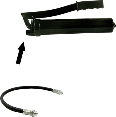 Produktbild von Panzerschlauch 12 x 300 mm für Fettpressen M 10 x 1 DIN1283 ohne Mundstück