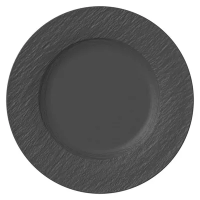 Produktbild von Villeroy & Boch Manufacture Rock Dinner-&-Wine-Set 12-teilig für 4 Personen – Speiseteller & Weingläser