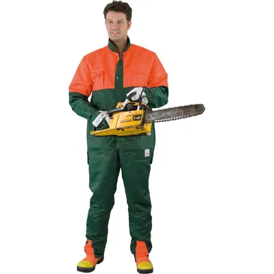 Produktbild von Forstjacke grün/orange Gr. 62-64
