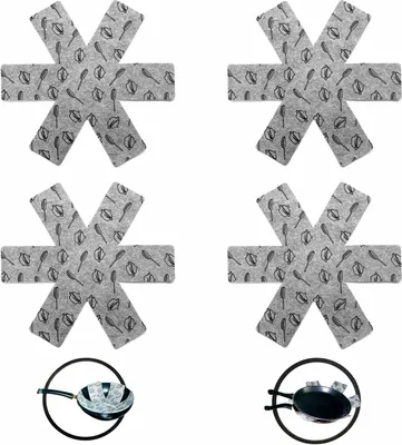 Produktbild von 4er Set Pfannenschoner Filz Pfannenschutz Topfschoner Ø 38cm Topf Pfanne Stapelschutz Topfschutz Kratzschutz