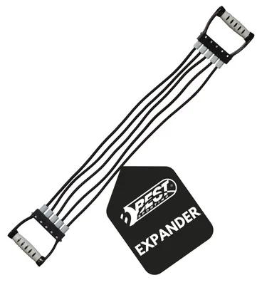 Produktbild von Best Sporting Expander Fitness 15-20-25 kg I Bänder Krafttraining I Widerstandsbänder Krafttraining mit 5 Zugseile I Trainingsband I Ideal für Ganzkörpertraining