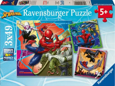 Image de Ravensburger Legpuzzel Spiderman, 3x49pcs.