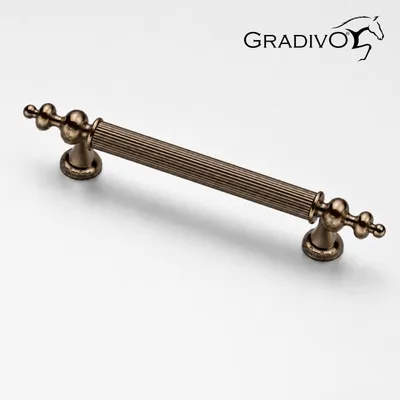 Produktbild von Möbelgriff, Schrankgriff, Bügelgriff 612, Bronze, 128 mm