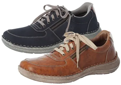 Produktbild von Rieker Herren Halbschuhe Sneaker Schnürschuhe 03030, Größe:43 EU, Farbe:Braun