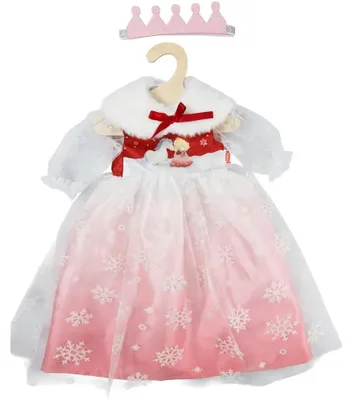 Produktbild von Heless GmbH Puppenkleid ''Winterprinzessin Lumi'' mit Krone und Plüsch-Cape, Gr. 35-45 cm Sonstige