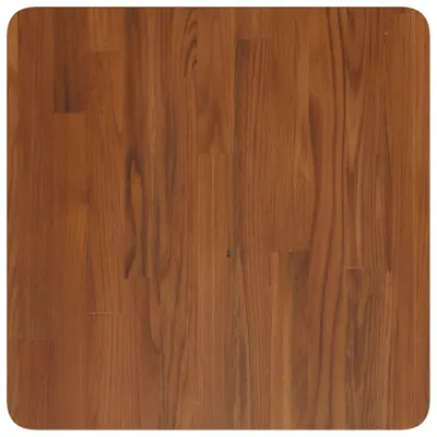 Immagine prodotto di Piano Tavolo Quadrato Marrone Scuro 50x50x4cm Rovere Trattato