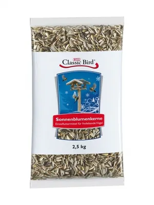 Produktbild von Classic Bird Sonnenblumenkerne gestreift 2,5kg