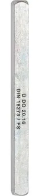 Produktbild von FS-Drückerstift Typ MF 4-KT.9x140mm Vollstift EDI