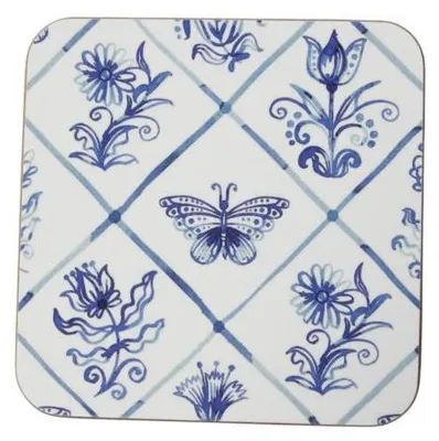Productafbeelding van Mars & More Onderzetters, Delfts Blauw, 10x10 cm (set van 6)