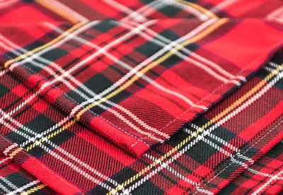 Produktbild von Bettwäsche Schottenkaro Tartan Reißverschluß 40 x 40 cm