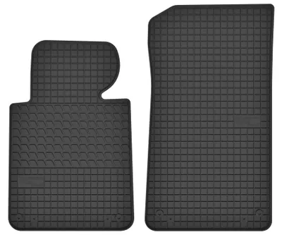 Zdjęcie produktu dla Dywaniki gumowe przednie do BMW 3 E46 1998-2007 (coupé/sedan/kombi) – 2 szt., czarne, dopasowane – Wielganizator SolidTread