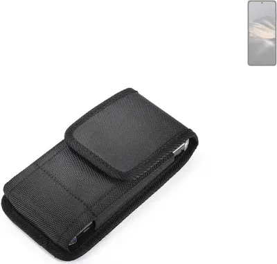 Produktbild von Holster Gürteltasche kompatibel mit Huawei Pocket 2 Holster Gürtel Tasche wasserabweisend Handy Hülle Schutz Hülle Outdoor schwarz K-S-Trade
