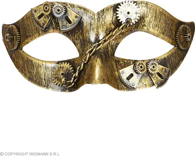Produktbild von Steampunk Augenmaske für Damen | Kupfer